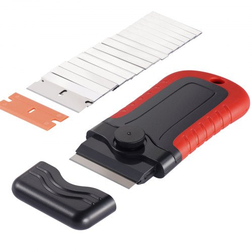 Razor Blade Scraper 15 Extra Blades Locking Scraper Tool with Security