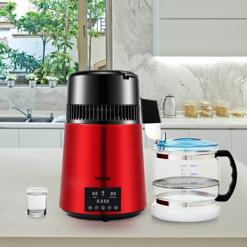 1.1 Gal Water Distiller 03Gal/H 750W Distilled Water Maker Machine 0-99H