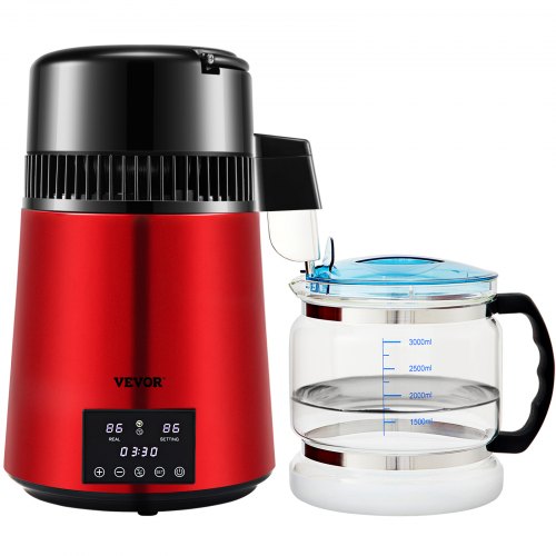1.1 Gal Water Distiller 03Gal/H 750W Distilled Water Maker Machine 0-99H
