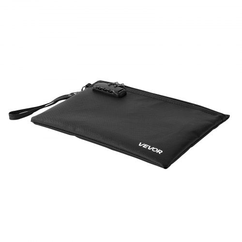 Fireproof Document Bag 1832 Heat Insulated Waterproof With Lock Portable File