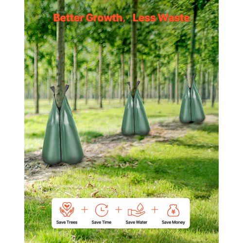 Tree Watering Bag 4 Packs 20 Gallons Watering Bags for New Trees 59 Hours