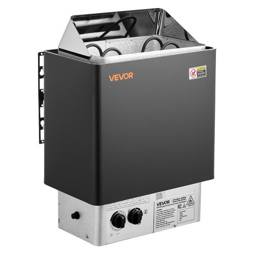 Sauna Heater 2Kw Ac 120V Electric Stove Dry Steam Bath Saunas With Predrilled