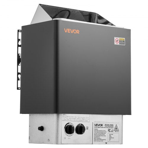 Sauna Heater 2Kw Ac 120V Electric Stove Dry Steam Bath Saunas With Predrilled