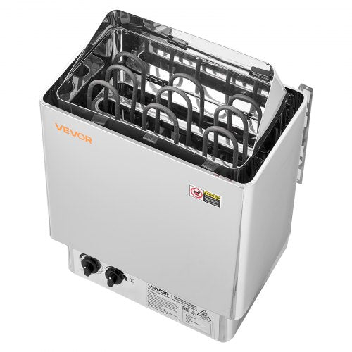 Sauna Heater 45Kw 240V Electric Stove Dry Steam Bath Saunas With Predrilled