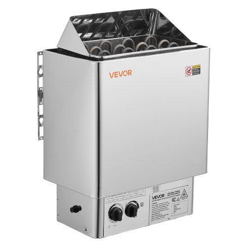 Sauna Heater 6Kw 240V Electric Stove Dry Steam Bath Saunas With Predrilled