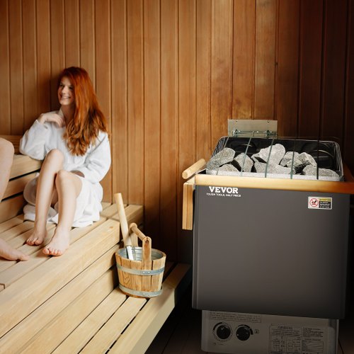Sauna Heater 3KW 220V Electric Sauna Stove Steam Bath Sauna Heater with BuiltIn