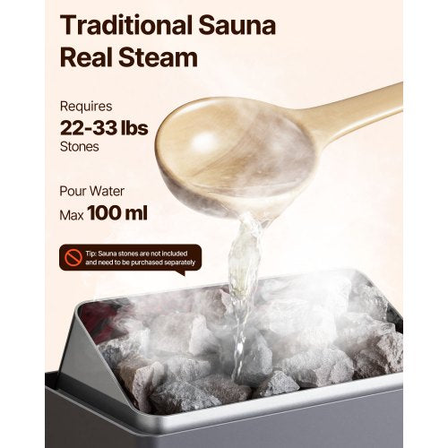 9KW Sauna Heater Steam Bath Sauna Heater with BuiltIn Controls Electric