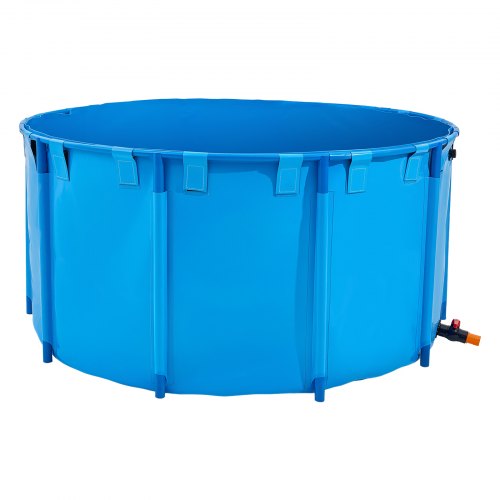 Canvas Fish Pond 818 Gal Capacity Above Ground Fish Pond Foldable PVC Koi