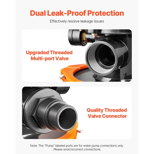 Sand Filter Pump for Above Ground Pool 12 in 3000 GPH 12 HP Swimming