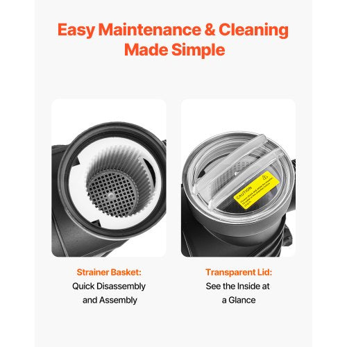 Sand Filter Pump for Above Ground Pool 12 in 3000 GPH 12 HP Swimming