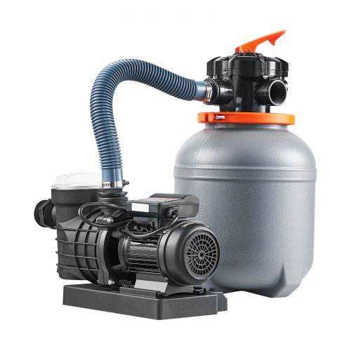Sand Filter Pump for Above Ground Pool 12 in 3000 GPH 12 HP Swimming