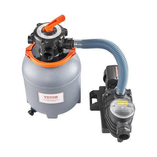 Sand Filter Pump for Above Ground Pool 12 in 2650 GPH 13 HP Swimming