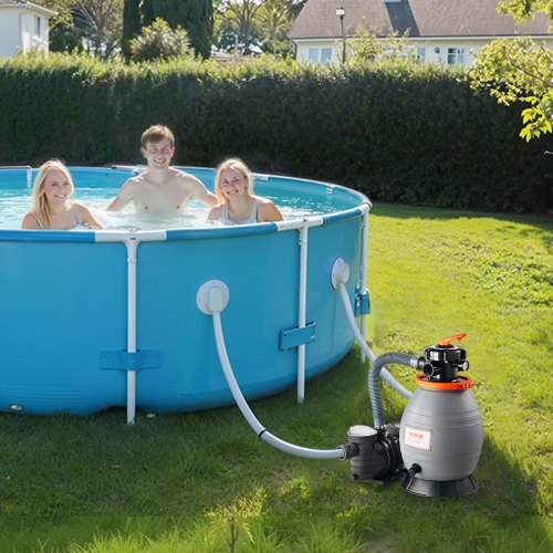 Sand Filter Pump For Above Ground Pool 13 In 3500 Gph 34 Hp Swimming System