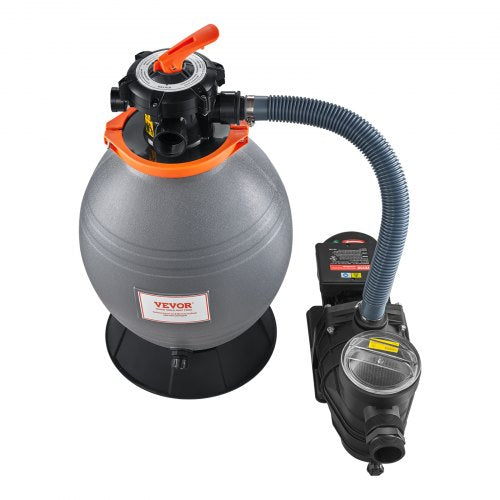 Sand Filter Pump for Above Ground Pool 16 in 3500 GPH 34 HP Swimming