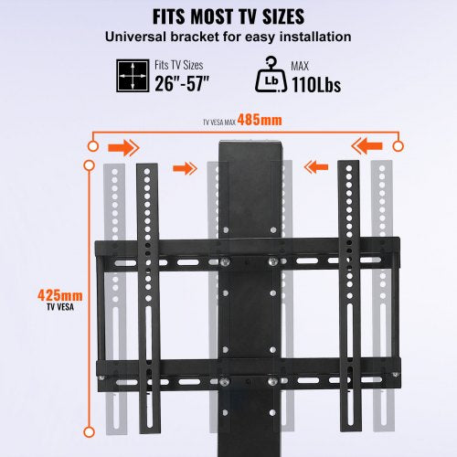 Automated TV Elevator for Up to 50 Screens 28 Stroke with Adjustable