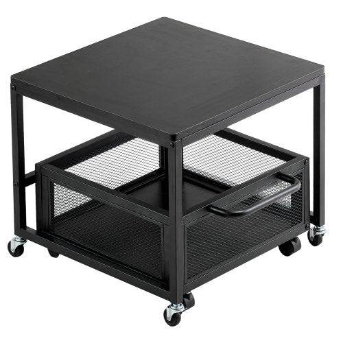 Mini Fridge Stand with Storage 198 lbs Mini Fridge Table with Movable