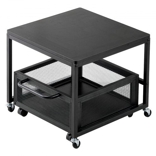 Mini Fridge Stand with Storage 198 lbs Mini Fridge Table with Movable