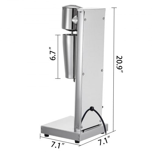 Milkshake Maker Kit Stainless Steel Electric Milkshake Maker 180W