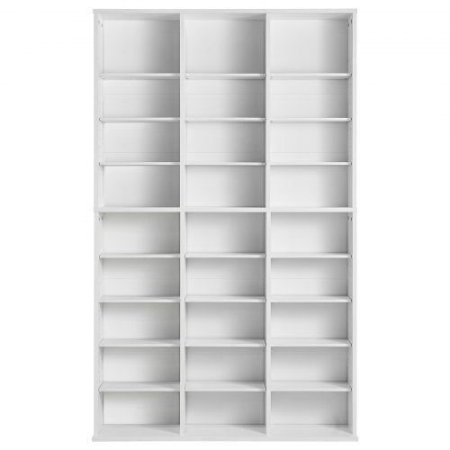 Media Storage Cabinet 9layer DVD Shelf Holds up to 756 CDs Adjustable CD