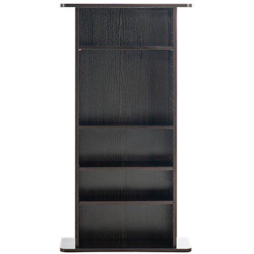 Media Storage Cabinet 5layer DVD Shelf Holds up to 240 CDs Adjustable CD