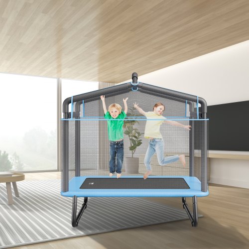 6FT Trampoline for Kids 72 IndoorOutdoor Toddlers Trampoline Mini Baby