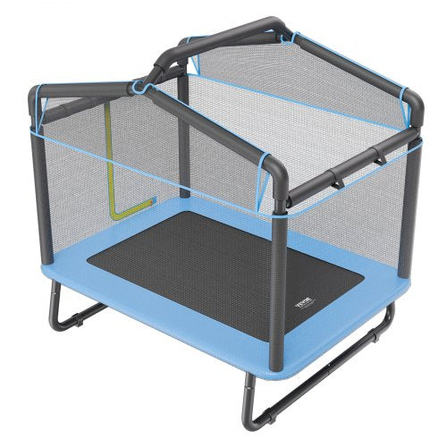 6FT Trampoline for Kids 72 IndoorOutdoor Toddlers Trampoline Mini Baby