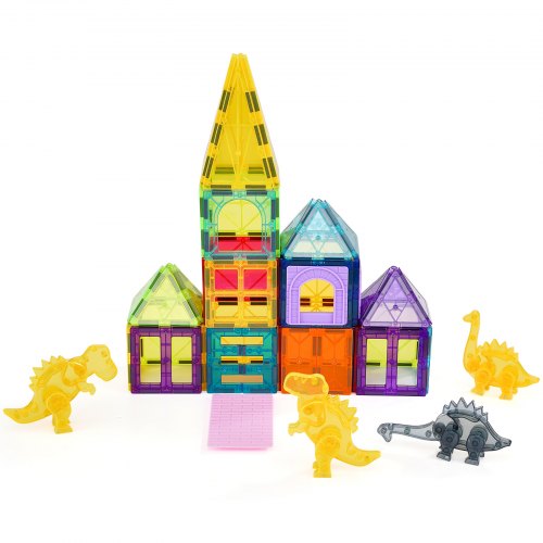 Magnetic Tiles 56 PCS Magnetic Animals Building Blocks for Kids Magnet