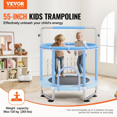 55 Kids Trampoline 46FT Indoor Outdoor Trampoline Mini Toddler