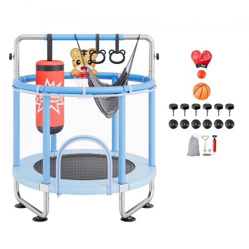 55 Kids Trampoline 46FT Indoor Outdoor Trampoline Mini Toddler