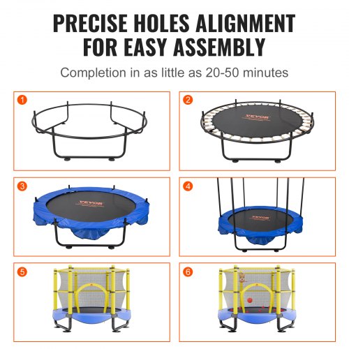 5FT Trampoline for Kids 60 Indoor Outdoor Trampoline with Safety Enclosure