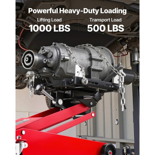 Low Profile Floor Jack 1000 Lbs 045 Ton Lifting Capacity Telescoping