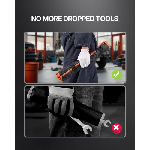 Combination Wrench Set 25Piece Open End Wrench Set with Rollup Pouch