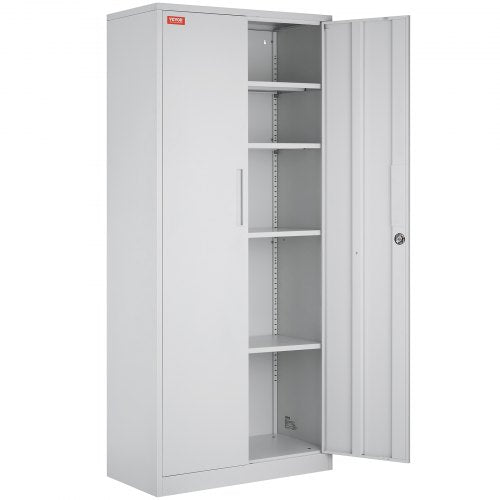 Metal Storage Cabinet Steel Locking Storage Cabinet with 2 Magnetic Doors