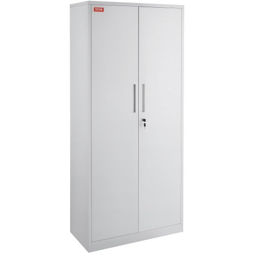 Metal Storage Cabinet Steel Locking Storage Cabinet with 2 Magnetic Doors