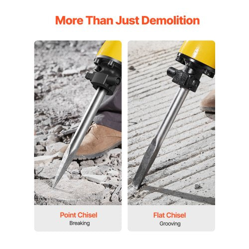 Demolition Jack Hammer 2200W Electric Jackhammer Heavy Duty 1350 BPM Jack