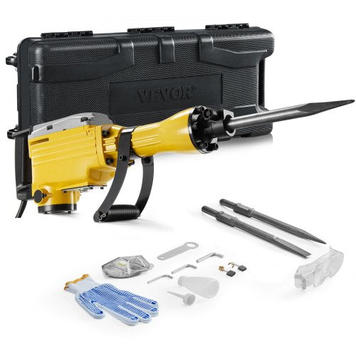 Demolition Jack Hammer 2200W Electric Jackhammer Heavy Duty 1350 BPM Jack