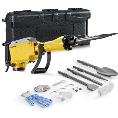 Demolition Jack Hammer 2200W 1350 BPM Jack Hammer Concrete Breaker Heavy