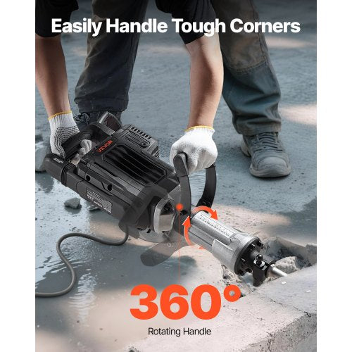 Demolition Jack Hammer 3000 W Powerful Electric Jackhammer 1700 Bpm Concrete