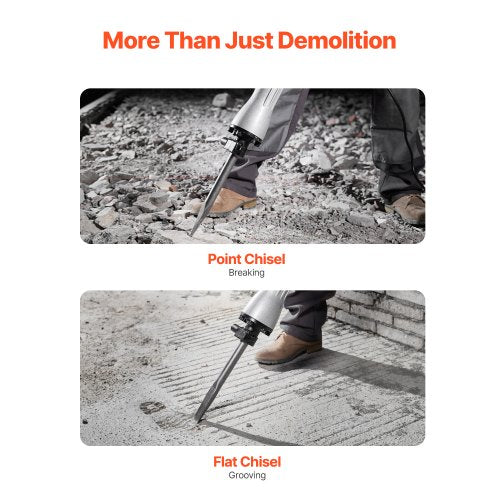 Demolition Jack Hammer 2200W Electric Jackhammer Heavy Duty 1350 BPM