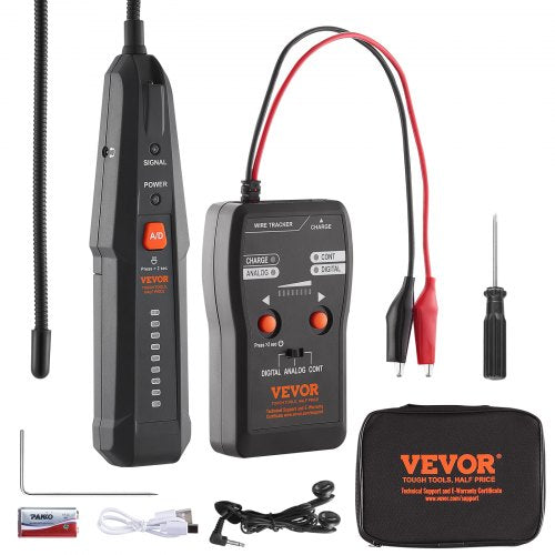 Subterranean Wire Locator Up to 6.5 FT Detection Depth EarphoneIncluded