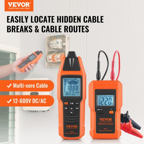 Subterranean Wire Tracker Up to 3 FT Detection Depth Voltage Range