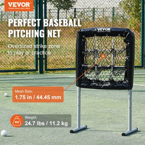 9 Hole Baseball Net 28x27 Softball Baseball Training Equipment for Hitting