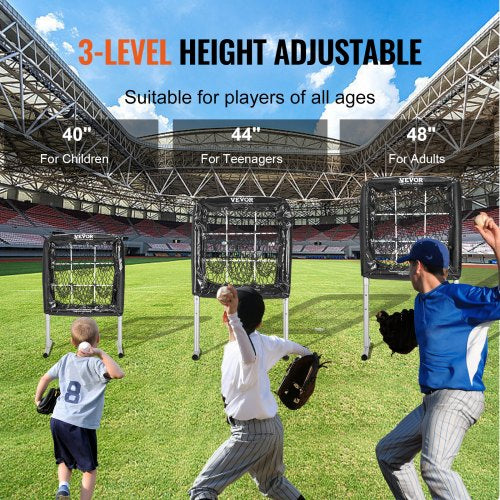 9 Hole Baseball Net 28x27 Softball Baseball Training Equipment for Hitting