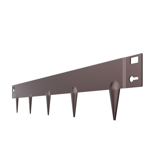 Steel Landscape Edging 5 Packs 39 x 3 in RustResistant Metal Landscape