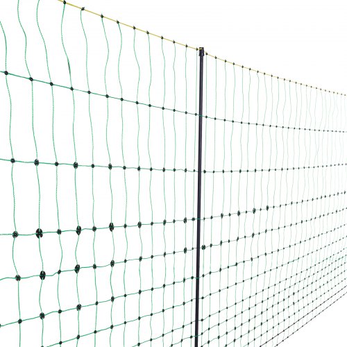 Electric Fence Netting 35 H x 164 L PE Net Fencing with Posts