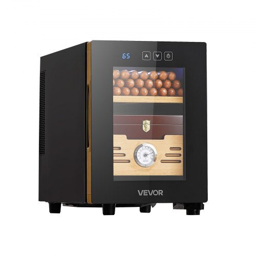 Electric Humidor 16L 100 Counts Cigar Cabinet With Cooling Temperature Control