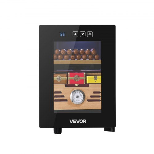 Electric Humidor 16L 100 Counts Cigar Cabinet With Cooling Temperature Control