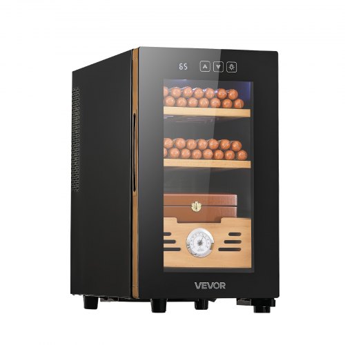 Electric Humidor 23L 150 Counts Cigar Cabinet With Cooling Temperature Control