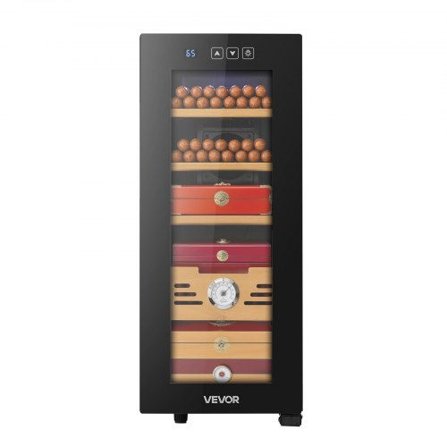 Electric Humidor 33L 250 Counts Cigar Cabinet With Cooling Temperature Control