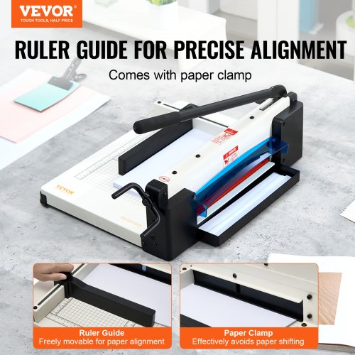 Heavy Duty Paper Cutter 12 Industrial Commercial Guillotine Paper Cutter
